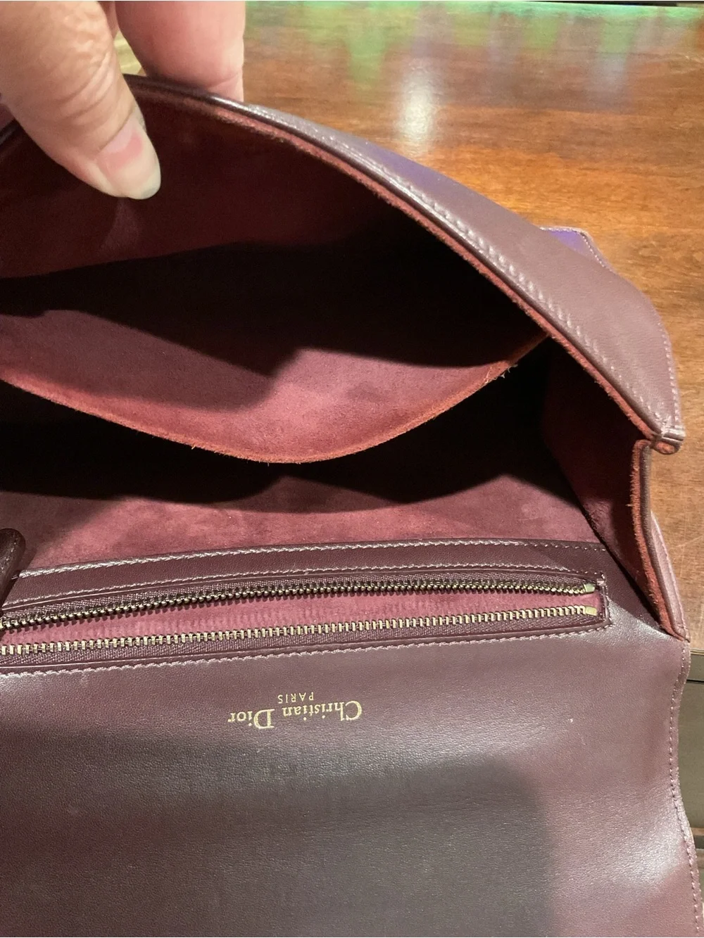 Dior structured crossbody